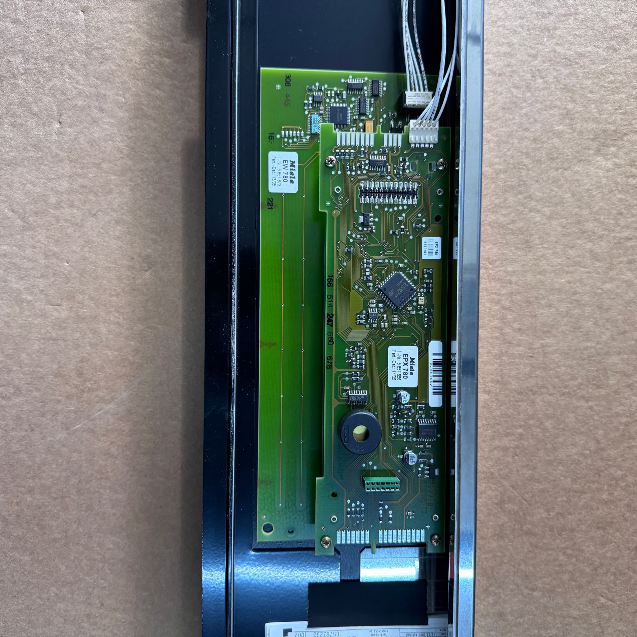Miele Double Wall Oven Electronic Control Panel H398BP2 - EPX780 Miele Double Wall Oven Electronic Control Panel H398BP2 - EPX780